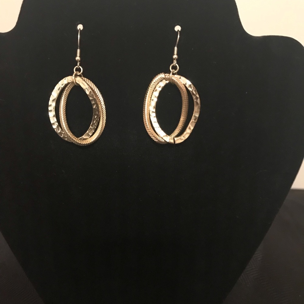 Gold Elegant Hoops